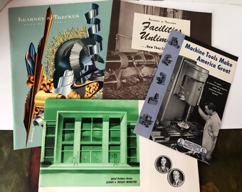 Kearney & Trecker Booklets 1950s Milwaukee Wisconsin Machine Tools Brochures