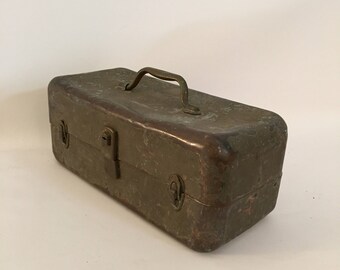 1930s All Copper Tackle/Utility Box