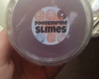 Clear glitter slimes 4oz! Edit:only purple available buy fast!!
