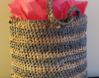 Crochet Plarn Tote Bag 4