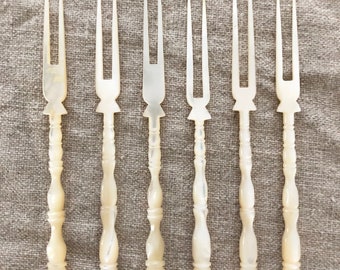 Antique Mother of Pearl forks