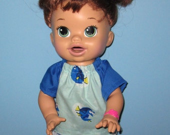 Snackin Sara, Baby Alive, Top and Short Set, 15 16 Inch Doll Clothes,Top and Shorts