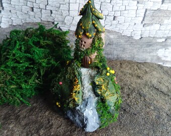 OOAK Handmade Miniature Fairy House