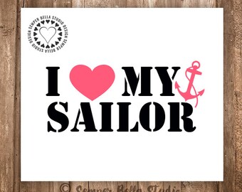 I love my sailor | Etsy