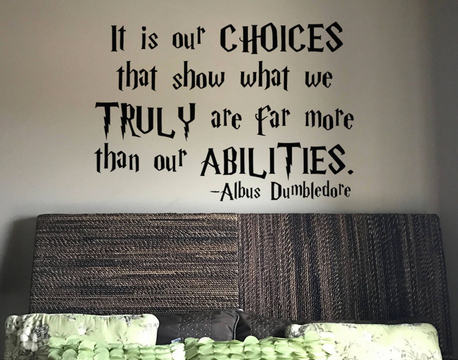 Harry Potter Wall vinyl decal It is our choices that show what