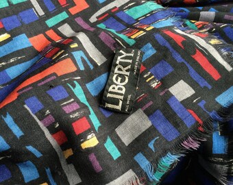 Two beautiful Liberty & Co pure wool scarves