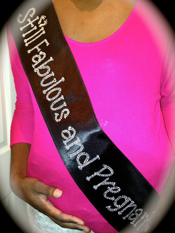 Maternity Sash. Rhinestone Maternity Sash. Mommy to Be Satin