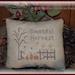 Bountiful Harvest Fall Primitive Pillow Tuck Cross Stitch E-Pattern