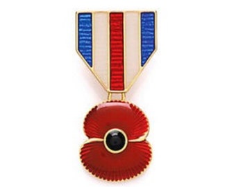 Remembrance Day 2016 Pendant Poppy Brooch