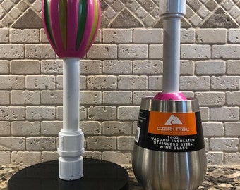 1 Extra Spindle with X-Small Football for a Cuptisserie, Mugtisserie Turner or epoxying Glitter Cup Turner