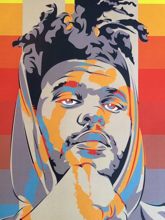 The Weeknd Digital Art Print