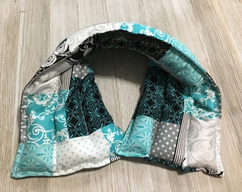 Microwaveable heating pad, Flaxseed Rice Heating Pad, Hot Cold Pack, Rice Bag, Fibromyalgia Relief, Arthritis Pain Relief, Christmas Gift