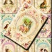 INSTANT DOWNLOAD Easter Love Bunnies and Charming Chicks - Printable Digital Download - Set of 9 Vintage Victorian Easter Gift Tags