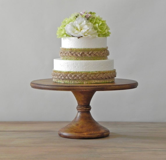 18 Wedding  Cake  Stand  Cupcake Pedestal Stand  Rustic