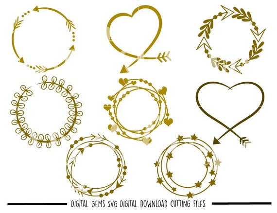 Download Tribal Circles Arrow Circle Frames svg / dxf / eps / png