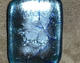Shimmering Dichroic Glass Pendant