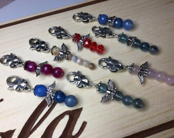 Angels / Moonstone / Crystal /Agate/Fluorite/ Quartz rose