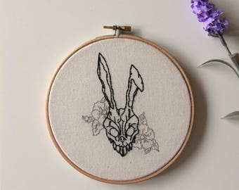 Donnie Darko 'Frank' Embroidery Hoop