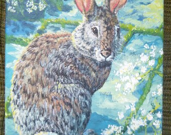 Custom Pet Portrait in Acrylic (9 x 12)