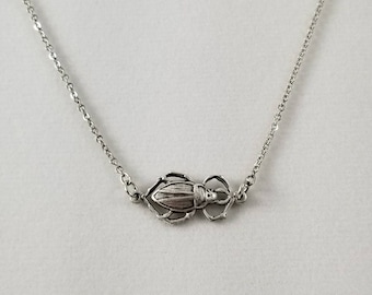 Sale Scarab Necklace, Egyptian Scarab Necklace, Scarab Beetle, Scarab Jewelry, Clearance Jewelry, Discounted Jewelry