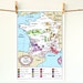 8x10 wine maps