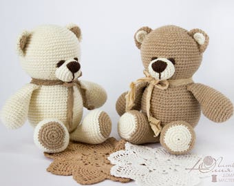 Crochet toy Amigurumi Knitted toy Baby toys Stuffed bear Baby gift soft toy Gift for boy girl Teddy bear Knitted bear Handmade