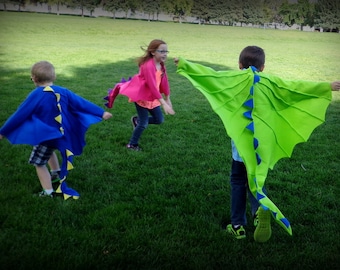 Red, Blue, Green, Pink, Purple, Yellow Dragon Costume | Child | Infant| Adult