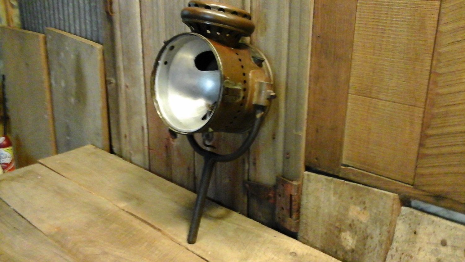 Antique Gaslight Era Headlight For a Car Or Truck Pre 1920