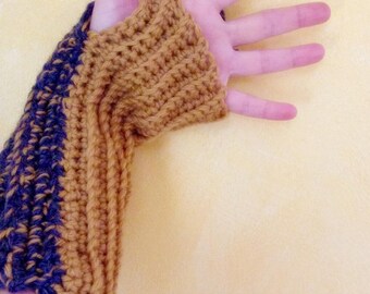 Mezziguanti long knitted wool warmer cuffs
