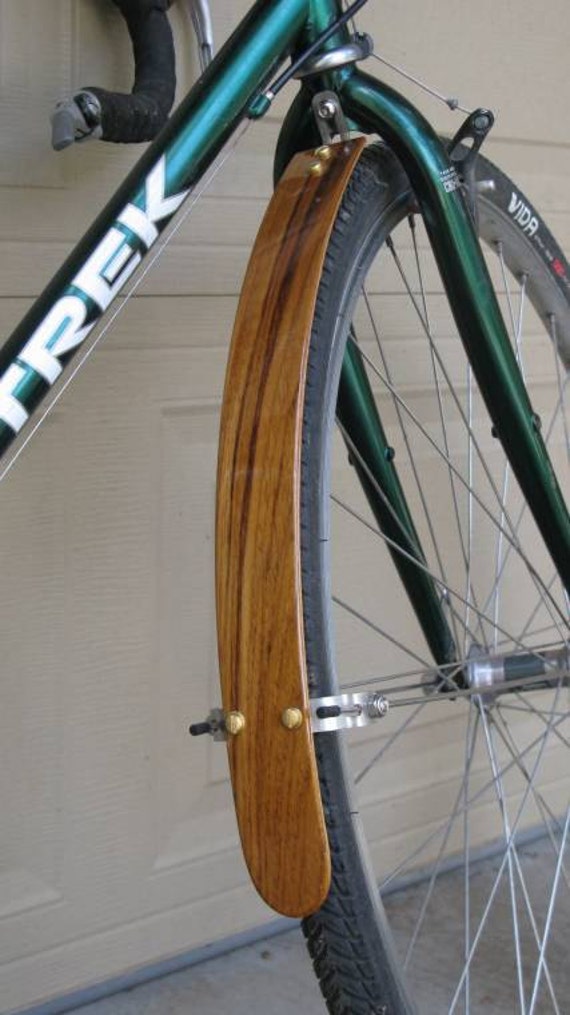 Wood Bike Fender Woody's Chop Chort Front Fender.