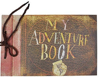 My Adventure Book UP, Wedding Photo Album Scrapbook 11.6”x7.5” inches, 80 Pages