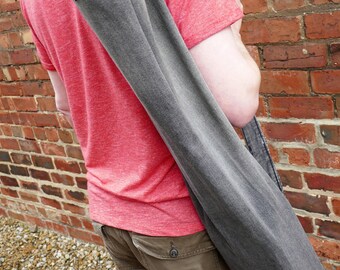 Upcycled Denim Cigar Box Guitar Gig Bag