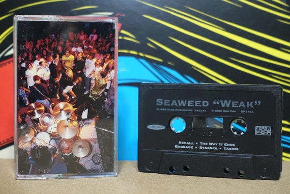 Weak by Seaweed Vintage Cassette Tape