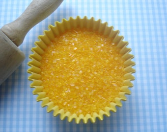 Sparkling Sugar Sprinkles Yellow Sprinkles for Cupcakes or Cookies (2 oz )