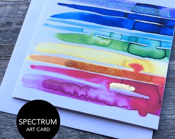 Spectrum Art Card (Greeting Card)