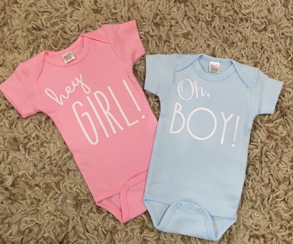 Gender reveal Onesie® suprise gender reveal gender reveal