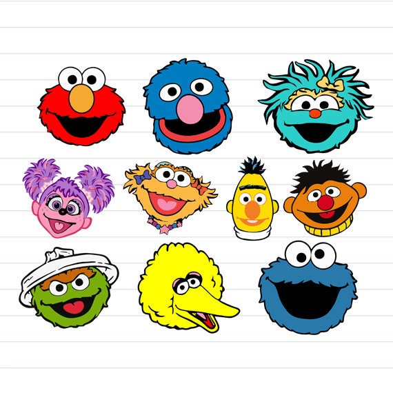 Download INSTANT DOWNLOAD Sesame Street Svg Sesame Street Svg