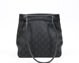 GUCCI - Leather and tissue bag