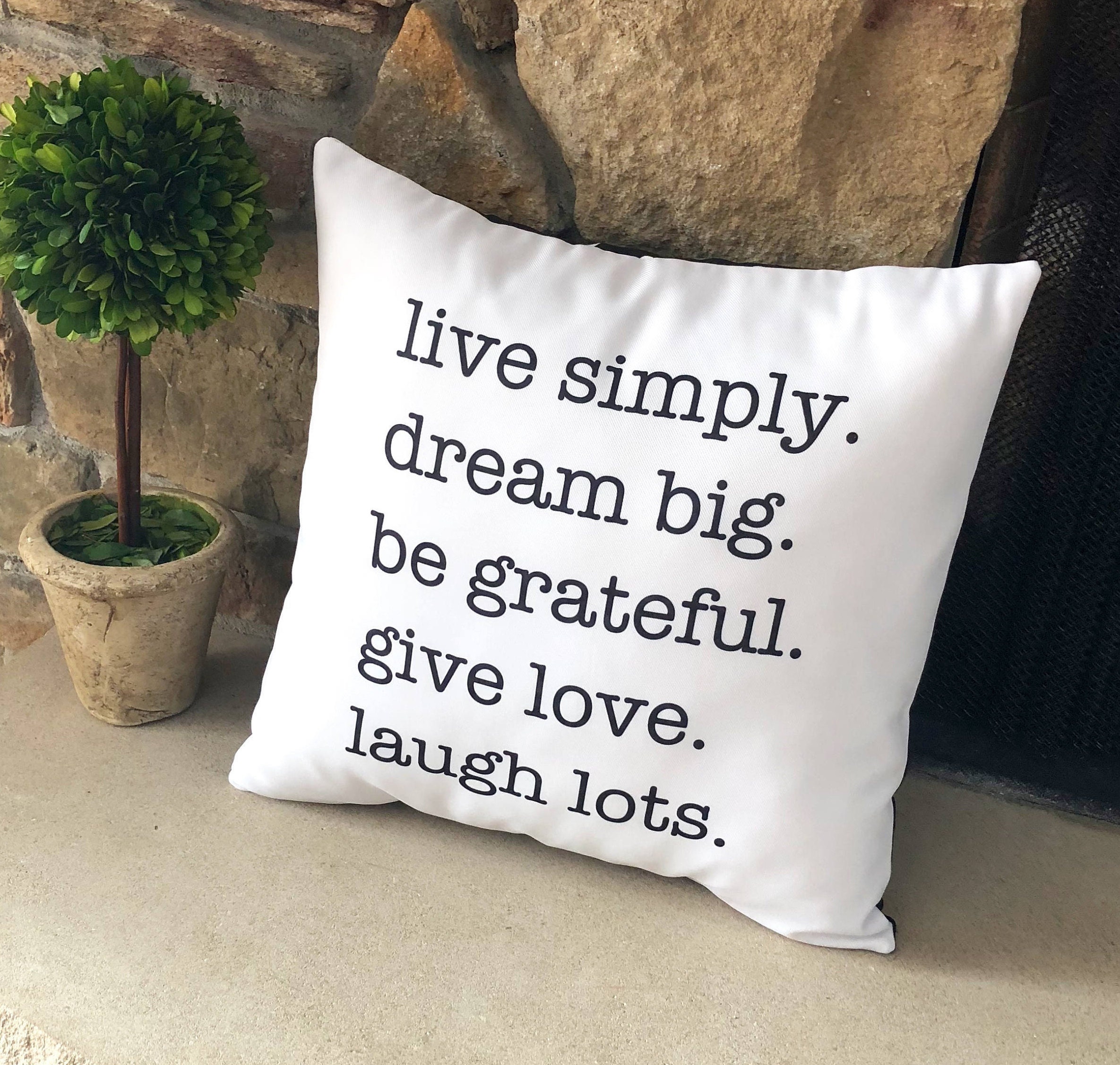 Pillows with Quotes / Farmhouse Decor Pillows / Inspirational