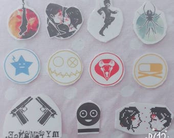 My Chemical Romance Temporary Tattoos Set