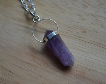 Amethyst Crystal Amulet