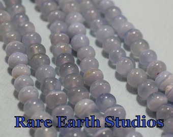 Natural Chalcedony Agate Beads 7mm+/- 8" strand 60215081