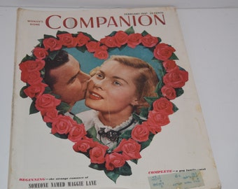 Vintage February 1947 Woman's Home Companion Magazine