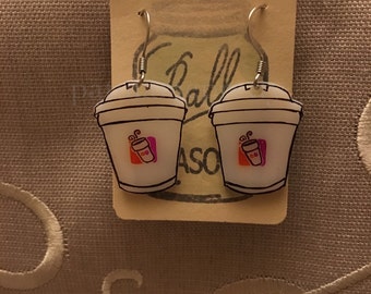 A Whole Latte Love Dunkin Donuts Earrings