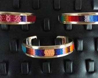 Alpaga and Aguayo metal ethnic bracelet