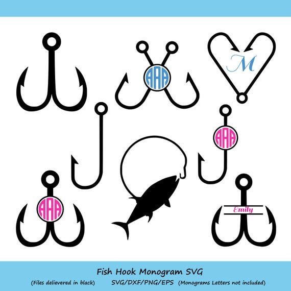 Free Free 158 Fishing Hook With Name Svg SVG PNG EPS DXF File