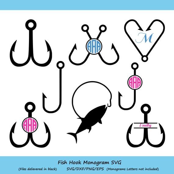 Free Free 226 Fishing Hook With Name Svg SVG PNG EPS DXF File