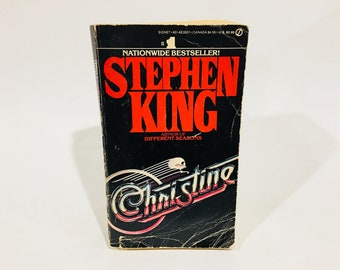 Vintage Horror Book Christine by Stephen King 1983 First Edition Paperback