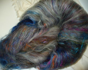 Multi Fibered Batts for Hand Spinning Yarn