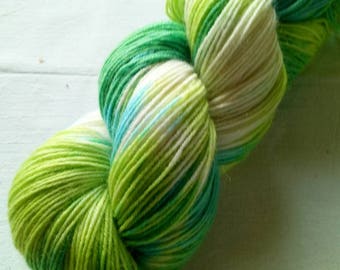 Hangefärbte socks wool in 100g strand